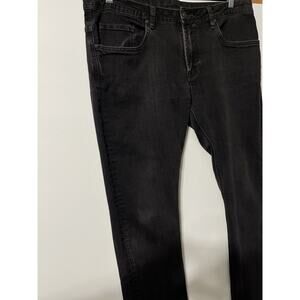 Buffalo David Bitton MAX X Strech Black Jeans Slim Fit Casual Goth Mens 36x32
